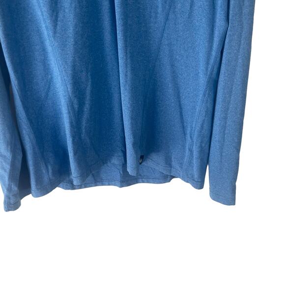 REI Coop Women's Size Large Blue Half Zip Long Sleeve Pull Over Top - Picture 3 of 8